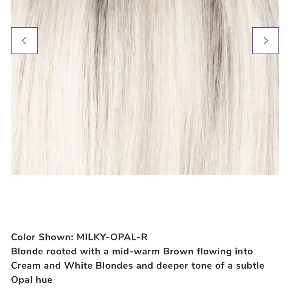 Sage by Rene of Paris Lace Front and Mono part blonde wig with rooting
Worn once - Picture 7 of 10